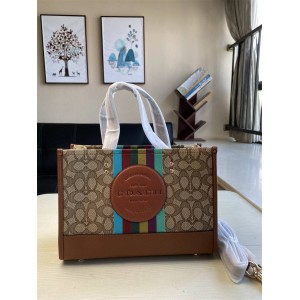 香港奢侈品折扣店COACH蔻驰官网正品DEMPSEY CARRYALL托特包C5794