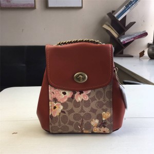 coach factory蔻驰Madison草原花卉印花PARKER 16号可变形背包53087