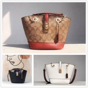 coach奥特莱斯官网蔻驰C8399 C8212 C8597 LANE BUCKET菜篮包水桶包